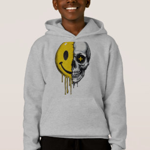 Sourire de Crâne à Gouttes Capuche – Design Street