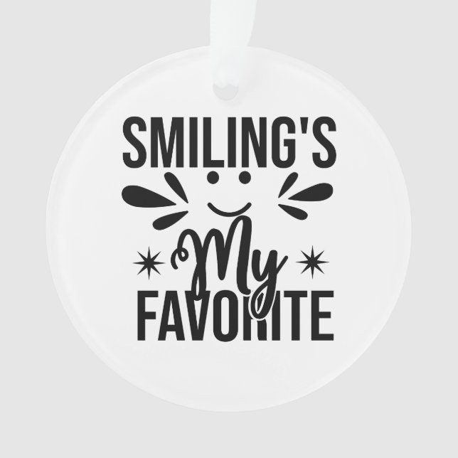 Sourire est mon préféré, sourire est mon préféré (devant)
