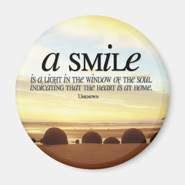 Sourire Magnet inspirant (Devant)