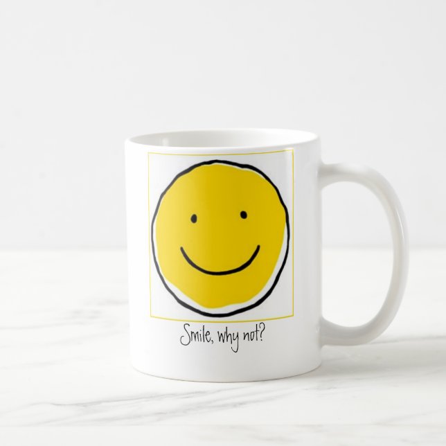 Sourire, pourquoi pas ?  Tasse de café (Droite)