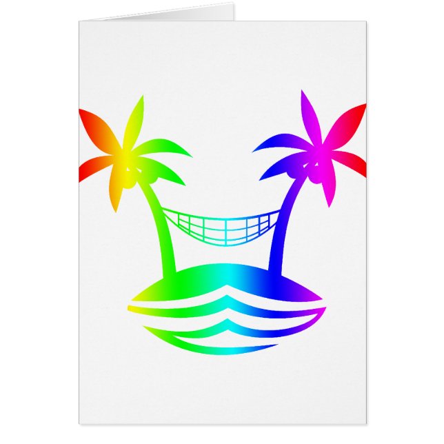 sourire rainbow.png de plage d'hamac de paume (Devant)