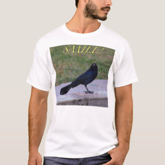 "Sourire !" T-shirt - Grackle Grand-Coupé la queue