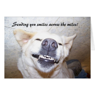 Sourires à travers la carte Miles