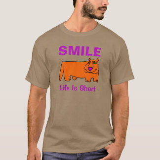 Sourires, ajouter le texte T-shirt