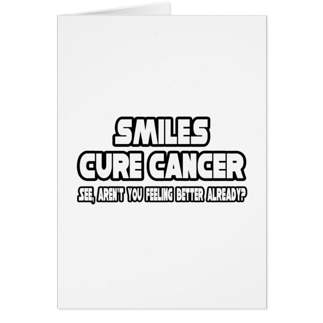 Sourires Cure Cancer...Se Sentent Mieux Déjà ? (Devant)