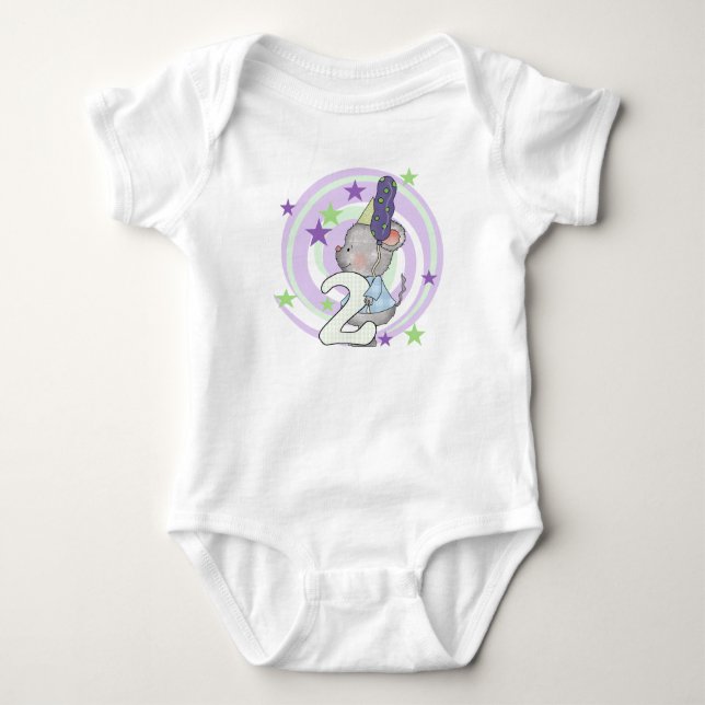 Souris 2e anniversaire T-shirts et cadeaux (Devant)