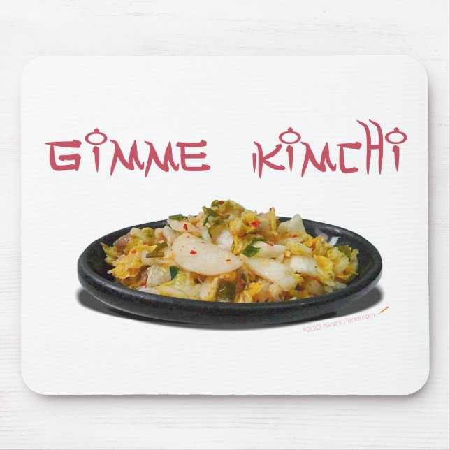 Souris Amants Mousepad de Gimme Kimchi Kimchi ou tapis de (Devant)