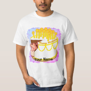 Souris Anniversaire gâteau d'anniversaire t-shirts
