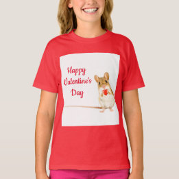 Souris Avec T-shirt Coeur
