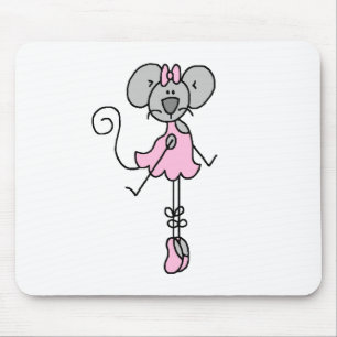 Souris Ballerine Deux Tapis de Souris