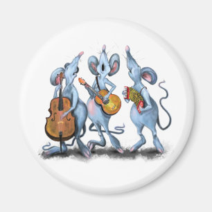 Souris Band Magnet Music Party