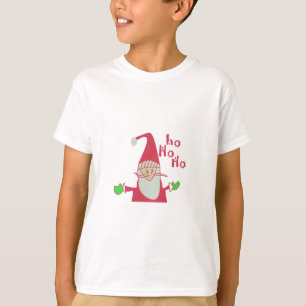 Souris Cartoon Cute Père Noël Ho Ho Ho T-Shirt