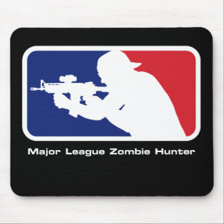 Souris Chasseur de zombi de ligue - tireur - tapis de