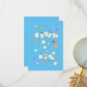 Souris coloré Merci