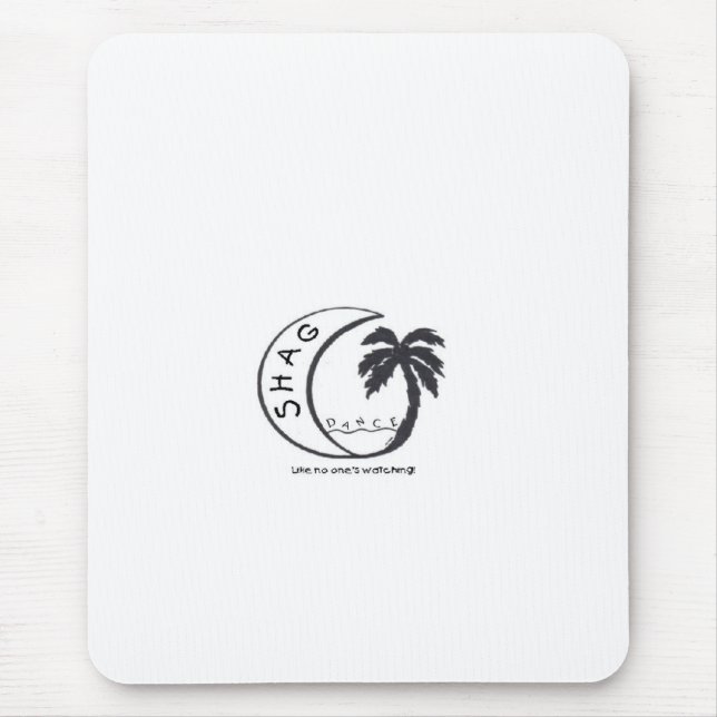 Souris Danse Mousepad de tapis à longs poils (Devant)