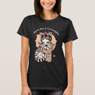 Souris de chatte et de chatte - T-shirt maman chat