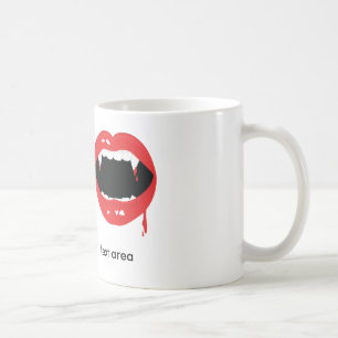 Souris de dents Vampire Halloween Goth Coffee Mug