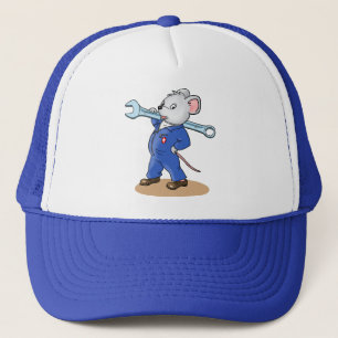 Souris de mécanicien - casquette