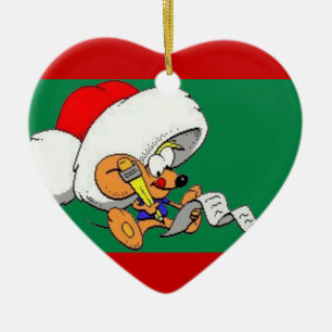 Souris de Noël avec Ornement de liste