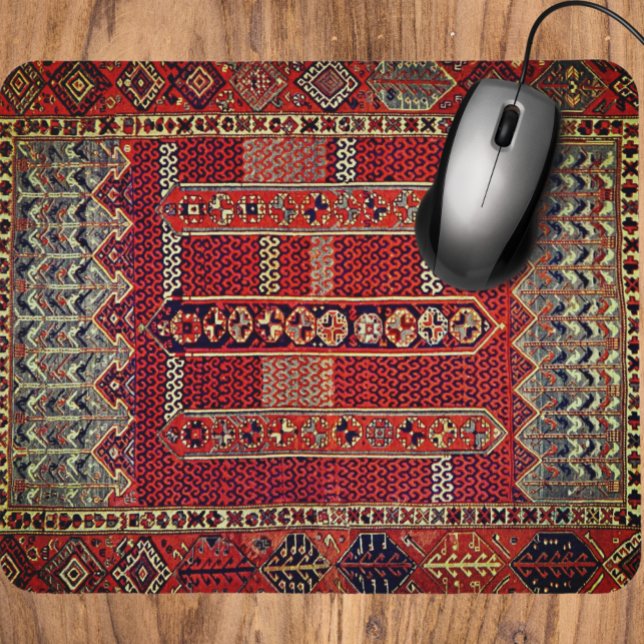 Souris Design de tapis Oriental antique en oranges (Créateur téléchargé)