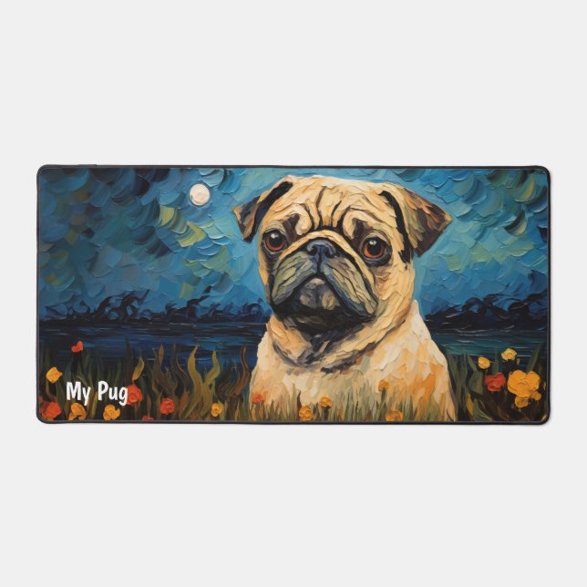 Souris d'ordinateur carlin et clavier Souris de bu (Recto)