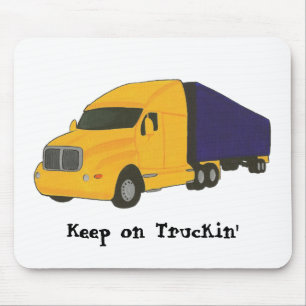 Souris Gardez sur Truckin', camionnez sur les tapis de so