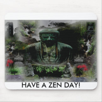 SOURIS LA JUNGLE DE BUDDAH, ONT UN JOUR DE ZEN ! TAPIS DE