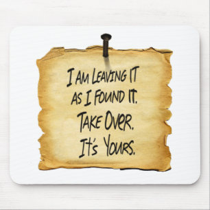 Souris L'atlas du signe de Wyatt a gesticulé le tapis de