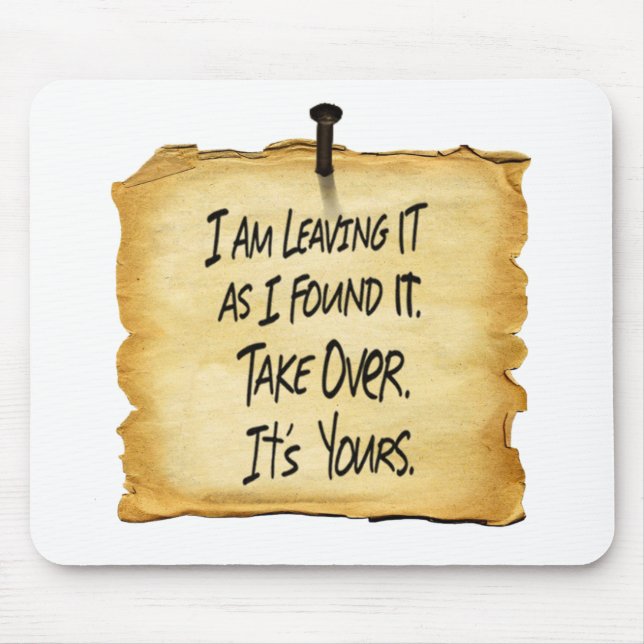 Souris L'atlas du signe de Wyatt a gesticulé le tapis de (Devant)