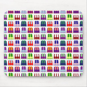 Souris Le piano de joueur de clavier verrouille le tapis