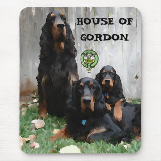 Souris MAISON DE GORDON, Peinture de Setter Gordon Tapis 