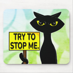 Souris Mauvais Boogie Drôle Essaie De M'arrêter. Tapis de