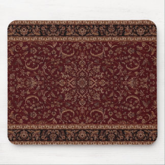 Souris modèle d'impression de tapis persan héritage rouge