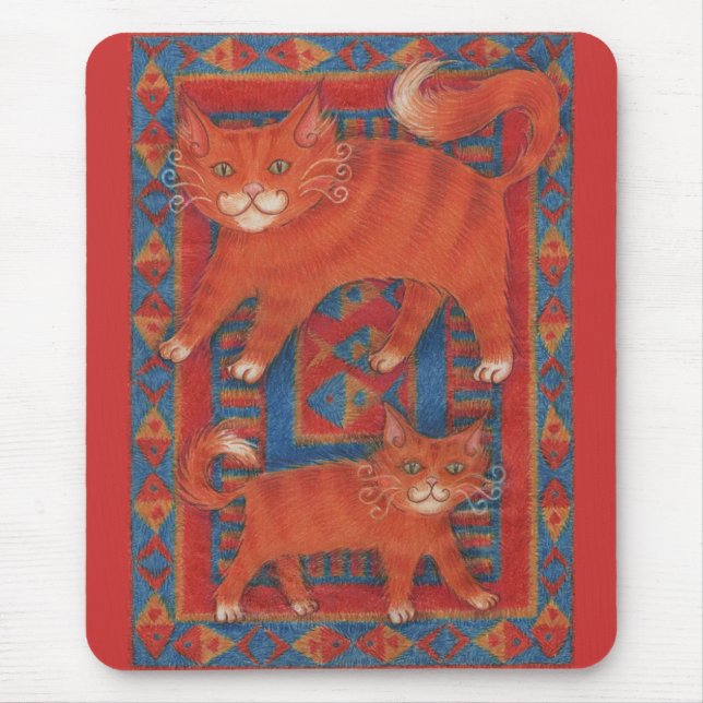 Souris Mousepad de chats de tapis (Devant)