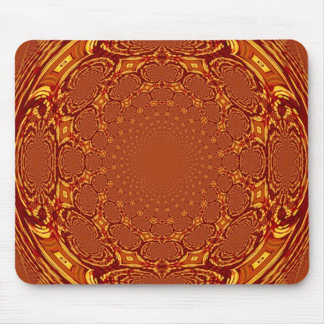 Souris Mousepad de texture de tapis de feu (Devant)