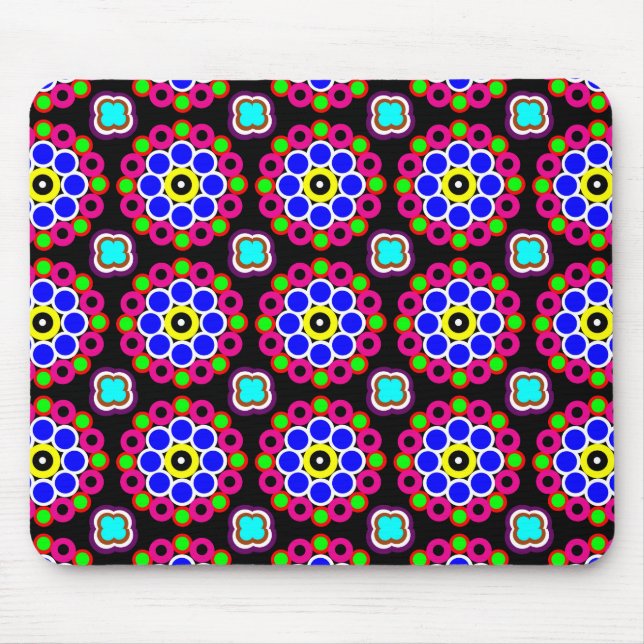 Souris Psychédélique moderne Perse Motif de tapis (Devant)