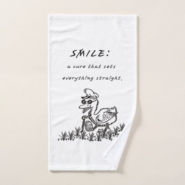 SOURIS QUI TRAITENT serviette main (Serviette à main)