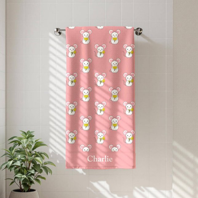 Souris Rose Personnalisée Enfants (Créateur téléchargé)