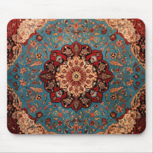 Souris Sapphire de tapis oriental persan rouge