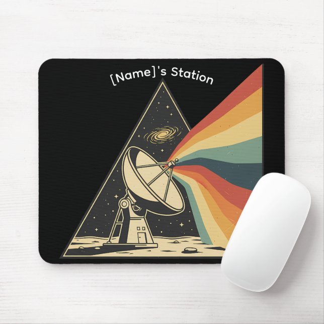 Souris Signal reçu - Tapis de bureau personnalisé pour st (Avec souris)