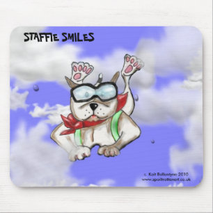 Souris STAFFIE SOURIT - plongeur de ciel - tapis de