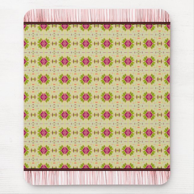 Souris Style de tapis doux et fleuri (Devant)