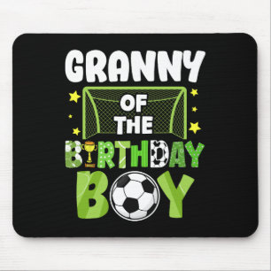 Souris Tapis de famille de foot pour mamie anniversaire g