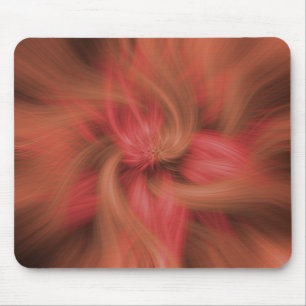 Souris tapis de souris_Art abstrait - Vent (Rouge)