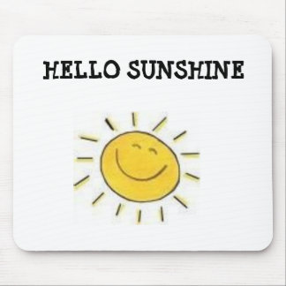 Souris tapis de souris, BONJOUR SOLEIL