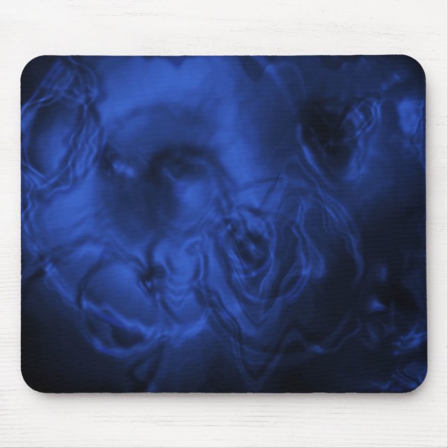 Souris Tapis de souris_Fractal (Bleu) (Devant)