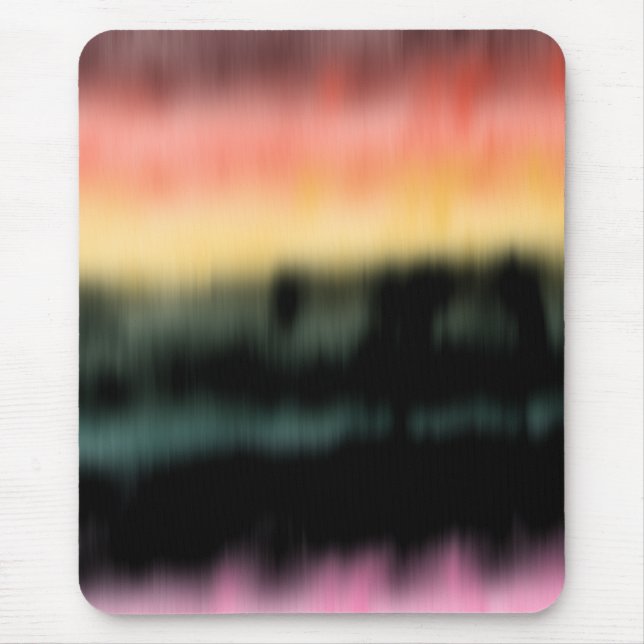Souris Tapis de souris, Tie Dye numérique (Devant)