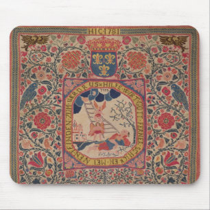 Souris Tapis tricoté à la main dépeignant le rêve de