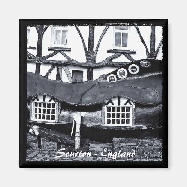 Sourton, HighwayMan Inn, Angleterre (Fridge Magnet (Devant)