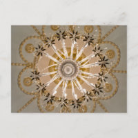Sous La Carte Postale Du Lustre